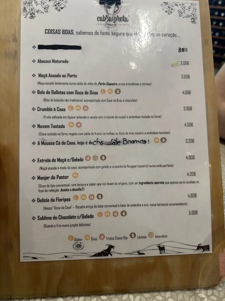 Menu_Restaurante Cabra Preta_Castelo Branco_immagine_2