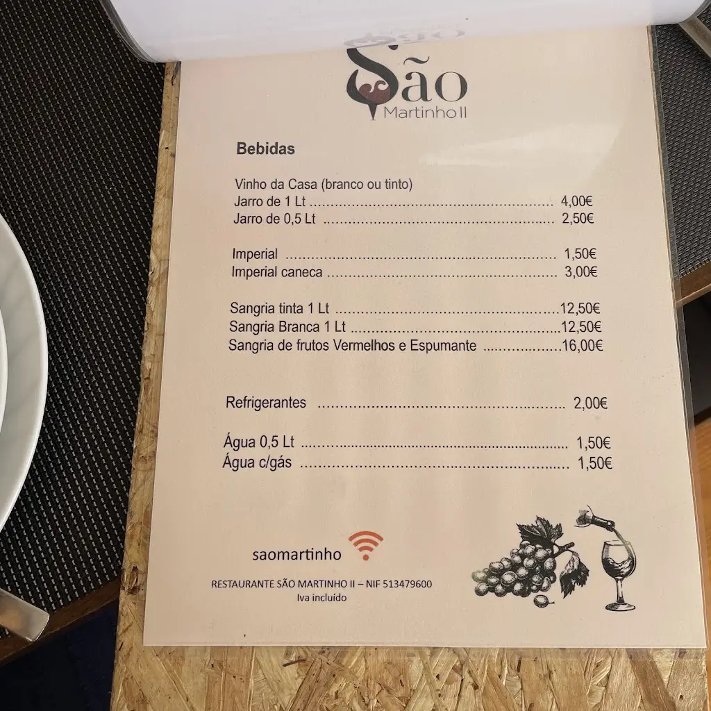Menu_São Martinho II_Olhalvo_immagine_3
