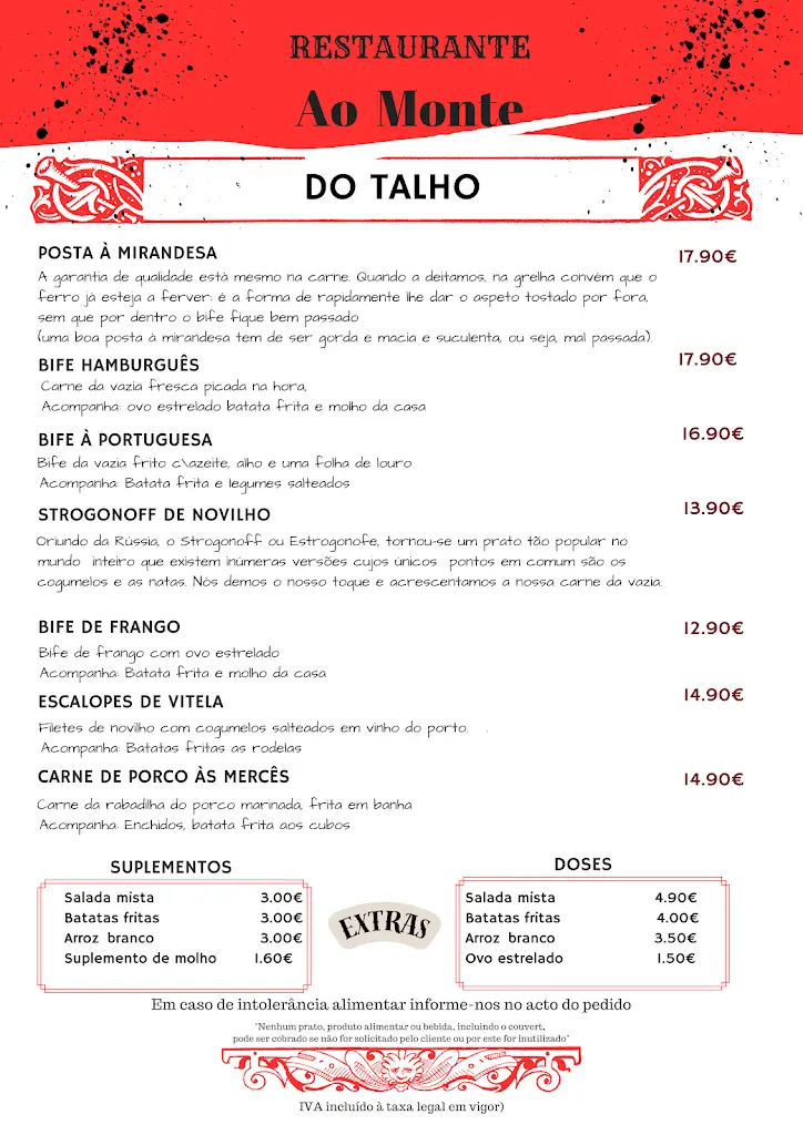 Menu_Ao Monte_Monte Abraão_imagen_2