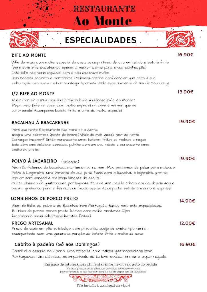 Menu_Ao Monte_Monte Abraão_imagen_4