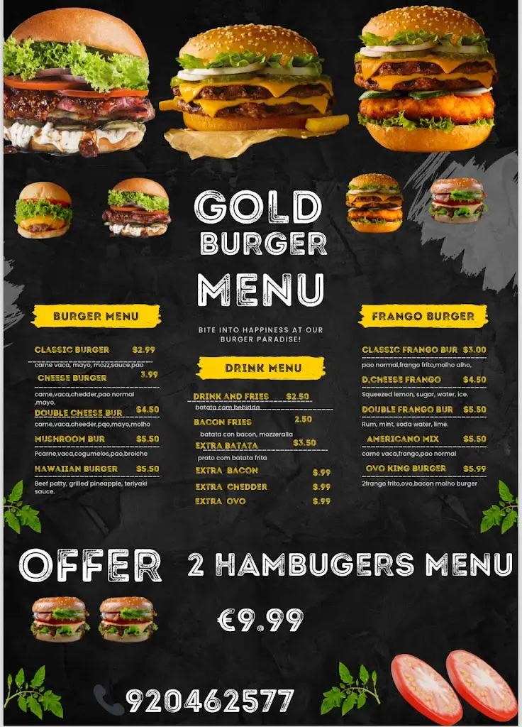 Menu_Gold pizza e kebab_Monte Abraão_imagen_3