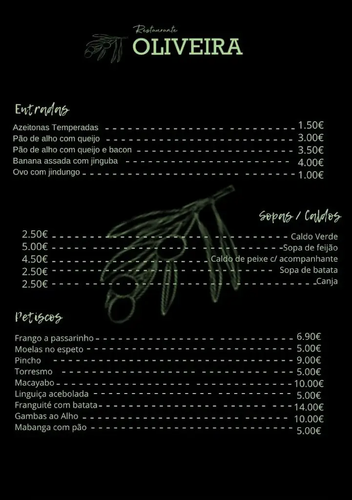 Menu_Restaurante Oliveira_Monte Abraão_immagine_1