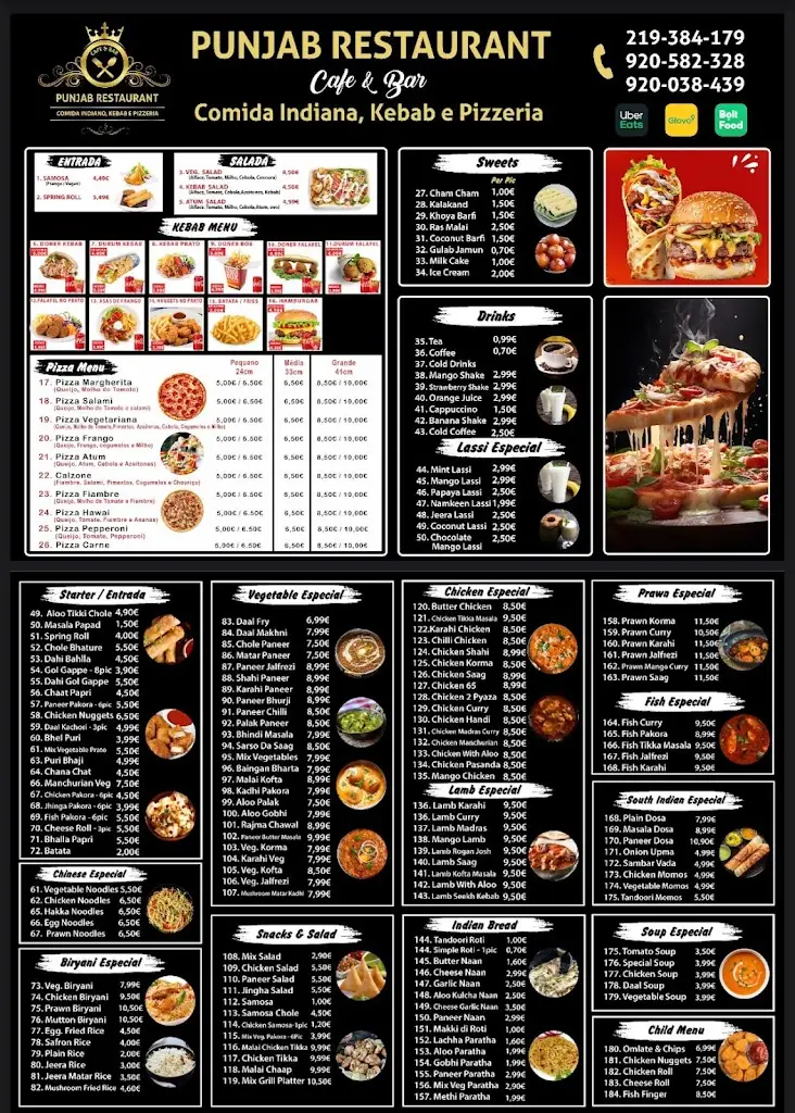 Menu_Punjab Resturant_Olival do Basto_immagine_2