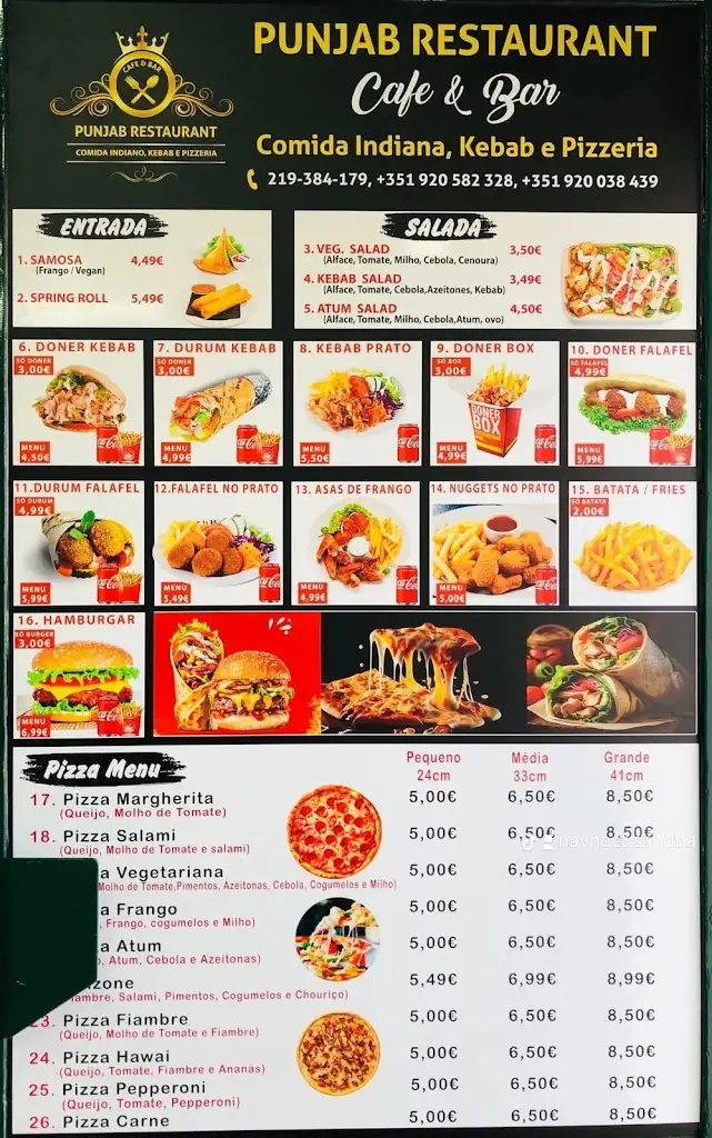 Menu_Punjab Resturant_Olival do Basto_immagine_3