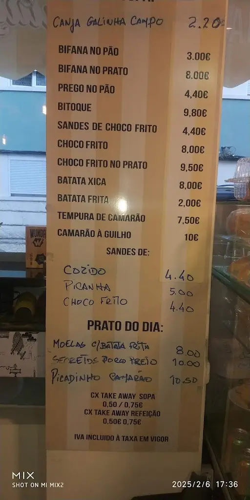 Menu_Bifanaria Portuguesa_Moscavide_immagine_3
