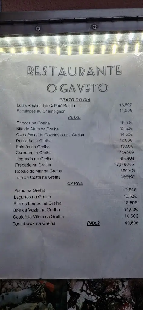 Menu_O Gaveto_Moscavide_immagine_1