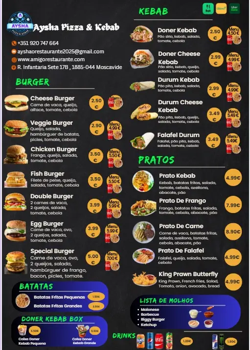 Menu_Aysha Pizzaria & Kebab_Moscavide_immagine_2