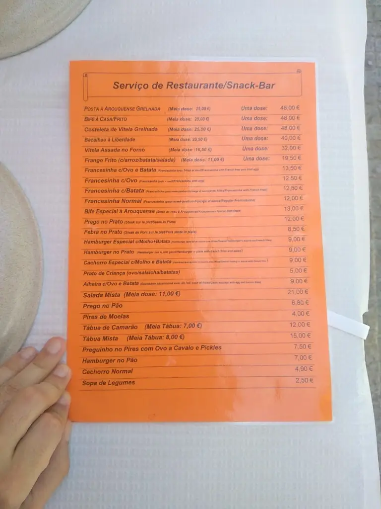 Menu_Café Arouquense_Arouca_immagine_4
