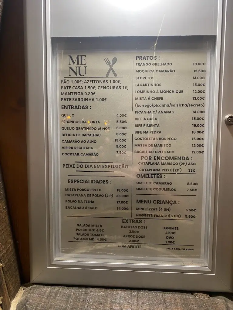 Menu_Restaurante Galo Douro_Pêra do Moço_immagine_2