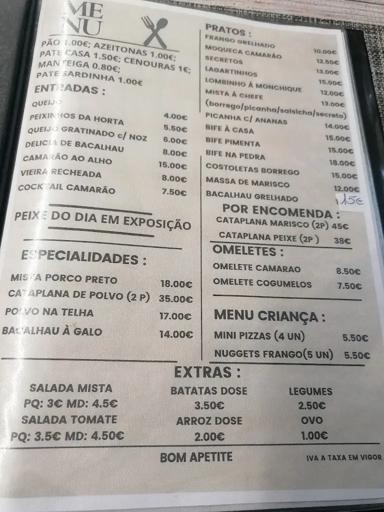 Menu_Restaurante Galo Douro_Pêra do Moço_immagine_3