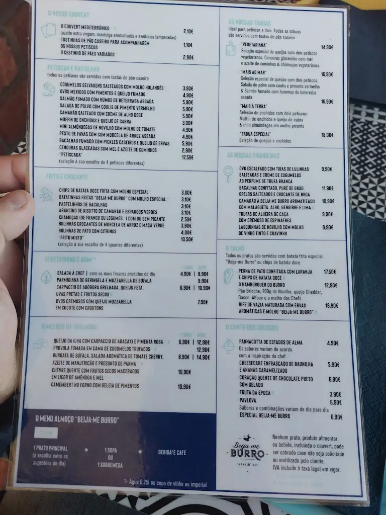 Menü_Beija-me Burro_Oeiras_Bild_1