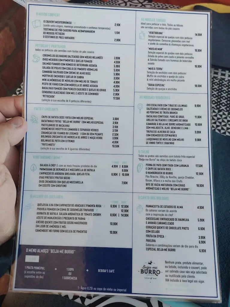 Menü_Beija-me Burro_Oeiras_Bild_2