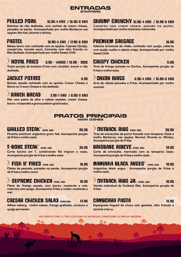 Menu_Ozzie Steakhouse - Oeiras_Oeiras_immagine_2
