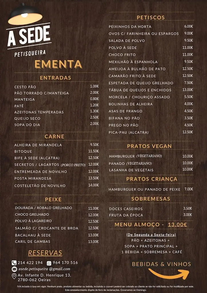 Menu_A Sede Petisqueira_Oeiras_image_1