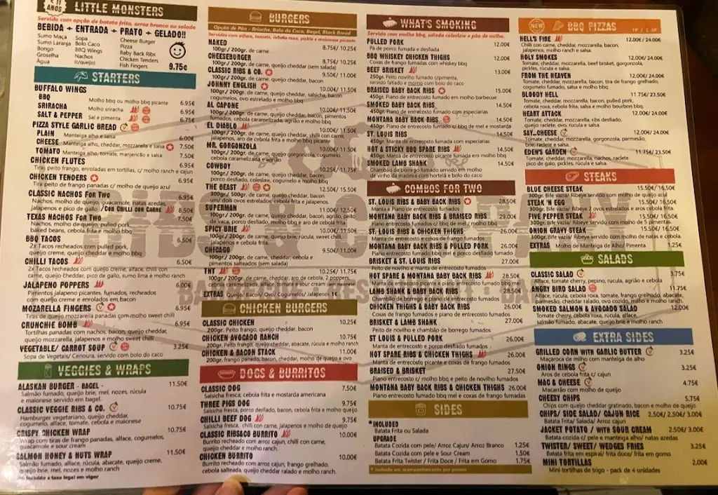Menu_Restaurante Ribs & Company_Odivelas_immagine_4