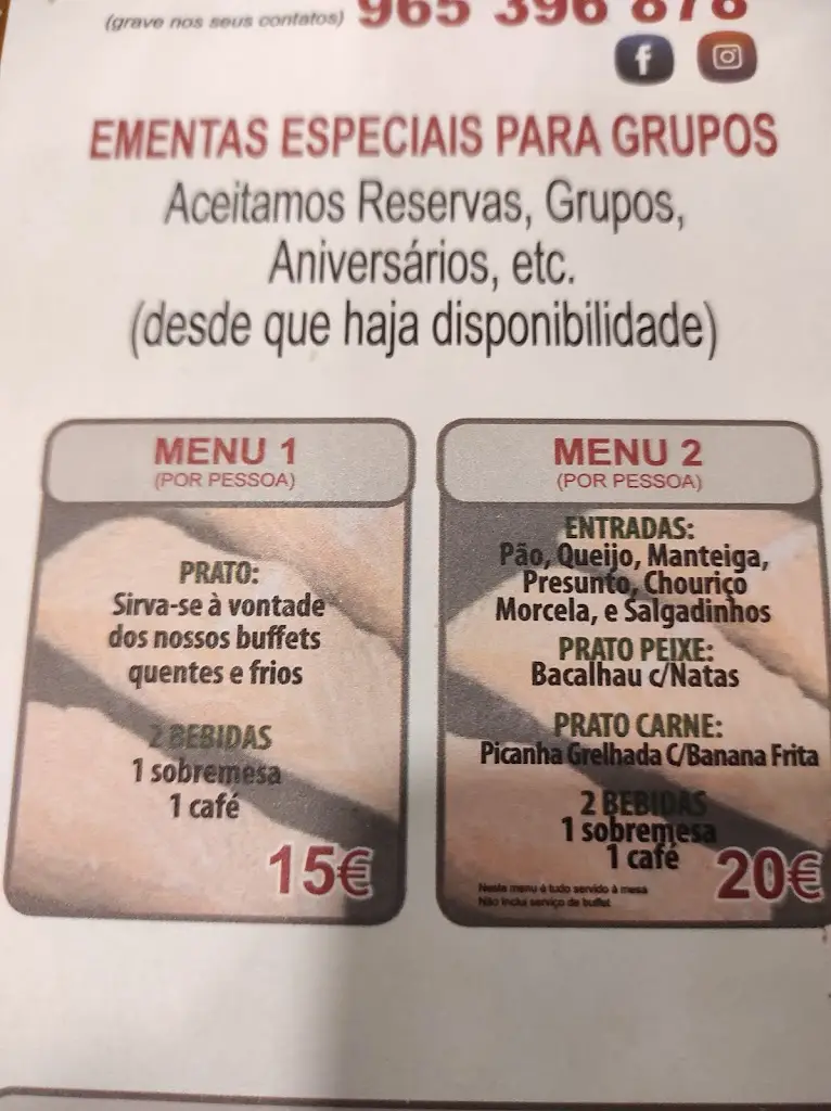 Menu_Restaurante Mineiro, Odivelas_Odivelas_image_2
