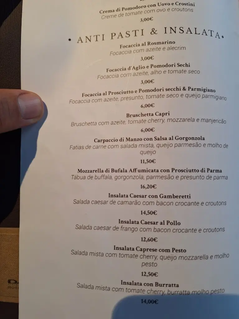 Menu_Osteria Villa Medici (Odivelas)_Odivelas_immagine_2