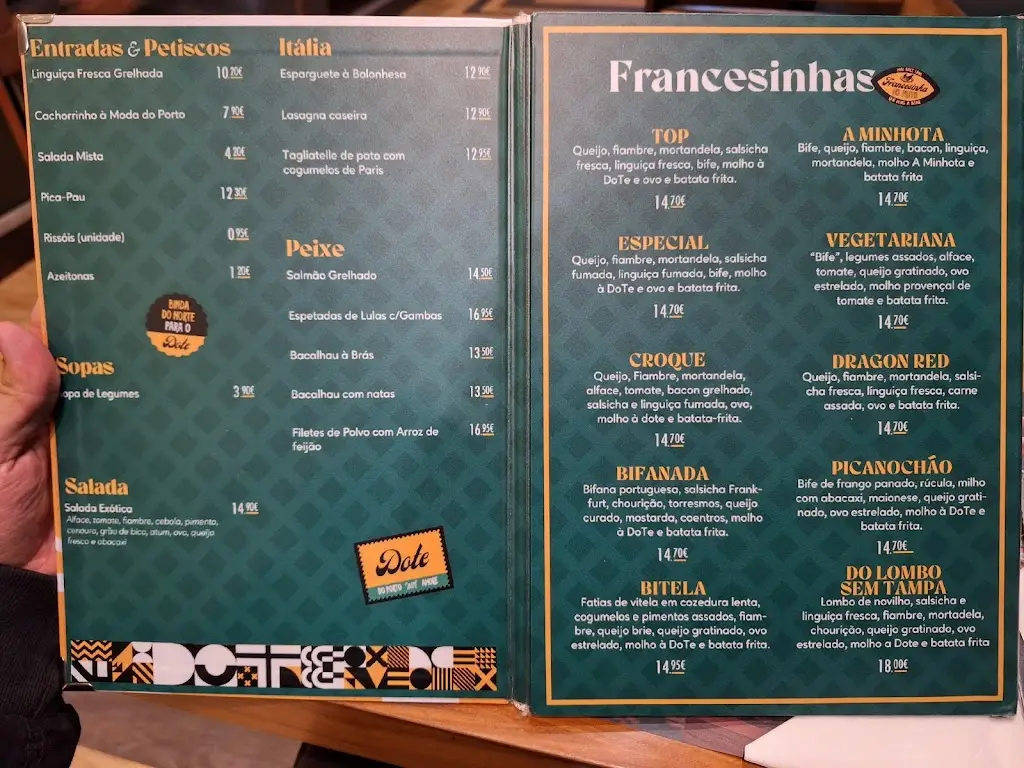 Menu_Dote Odivelas Francesinhas_Odivelas_immagine_1