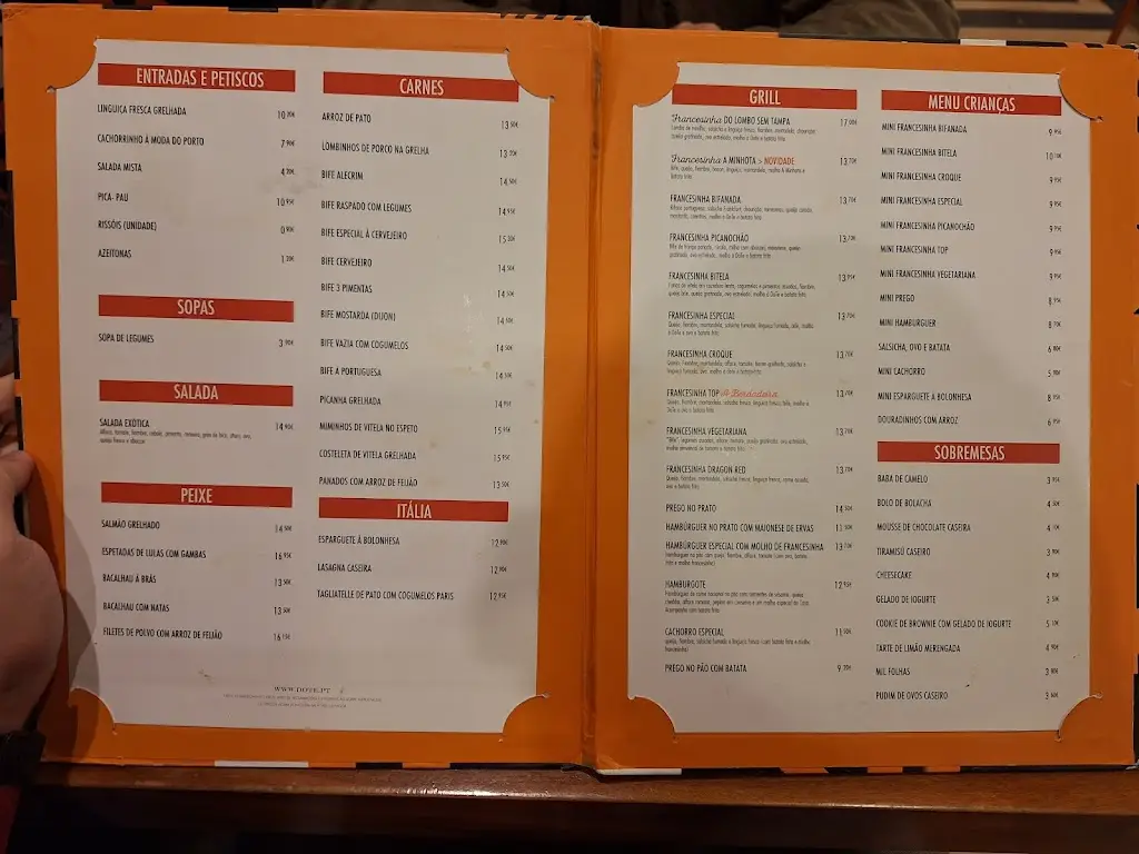 Menu_Dote Odivelas Francesinhas_Odivelas_immagine_3