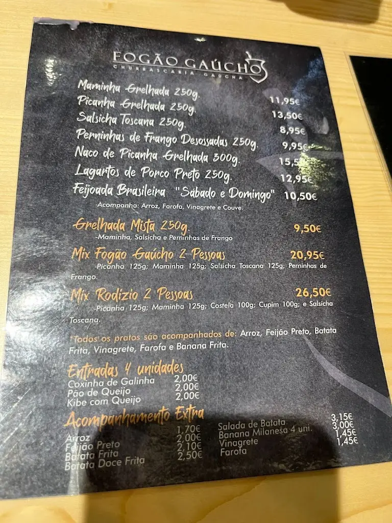 Menu_Fogão Gaúcho Odivelas_Odivelas_immagine_2