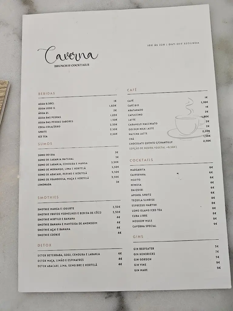 Menu_Caverna Brunch & Cocktails Odivelas_Odivelas_immagine_2