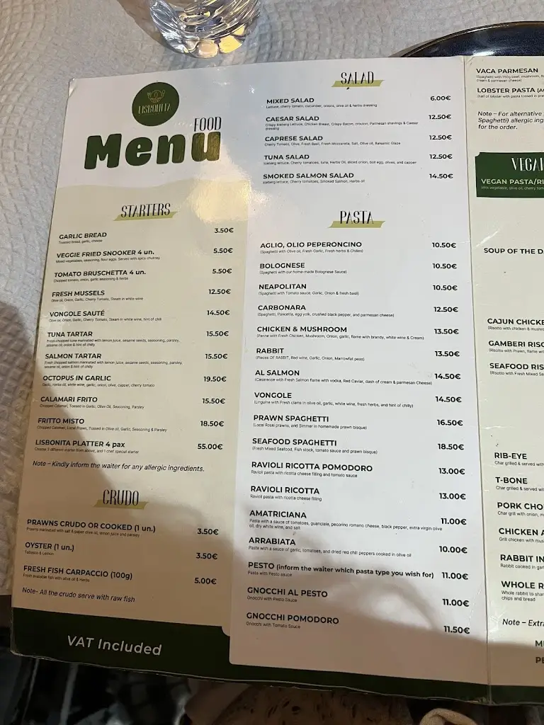 Menu_Lisbonita Resturent_Penha de França_immagine_1