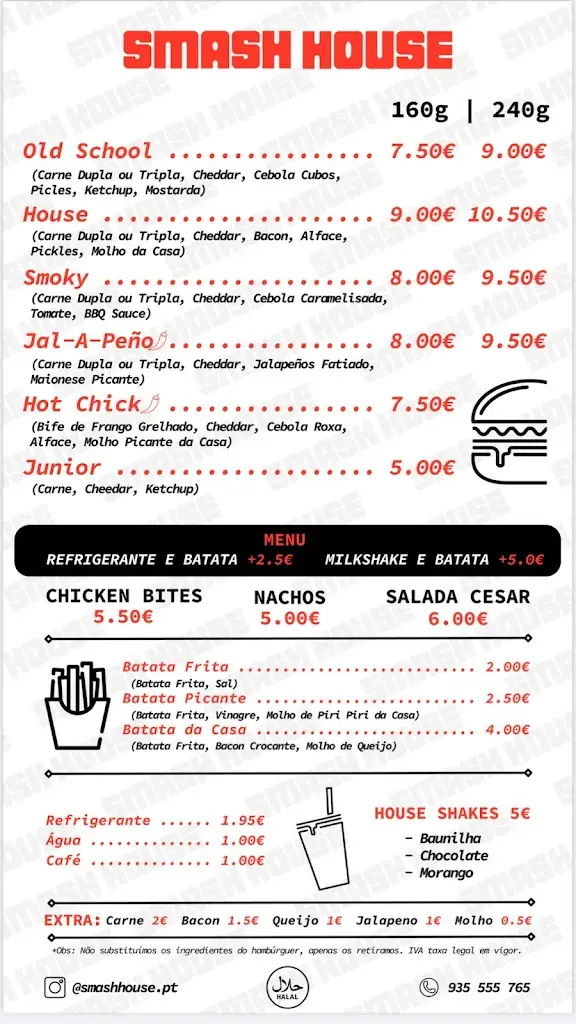 Smash House Burgers ristorante a Odivelas Municipality