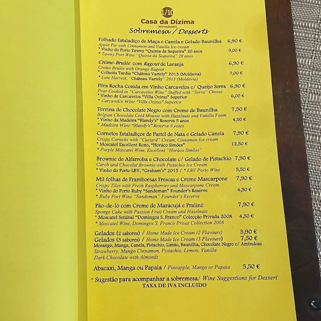 Menu_Casa da Dízima_Paço de Arcos_immagine_3