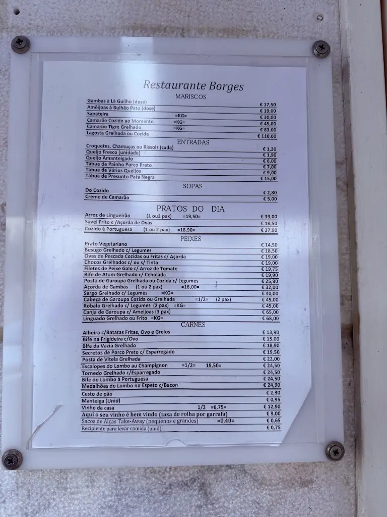 Menu_Borges_Paço de Arcos_immagine_1