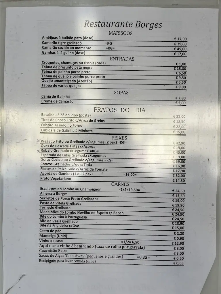 Menu_Borges_Paço de Arcos_immagine_2
