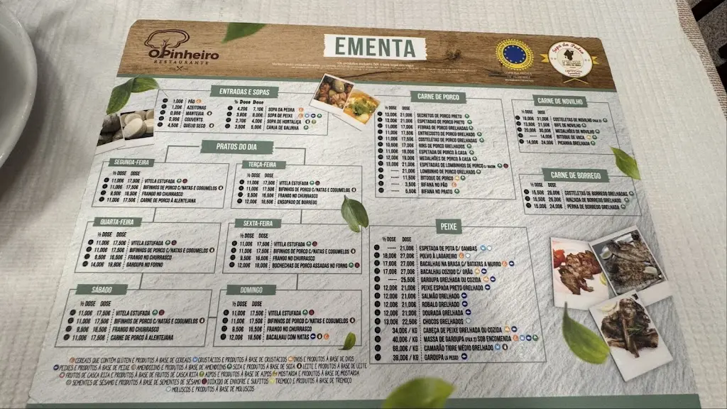 Menu_O Pinheiro_Pinheiro_immagine_1