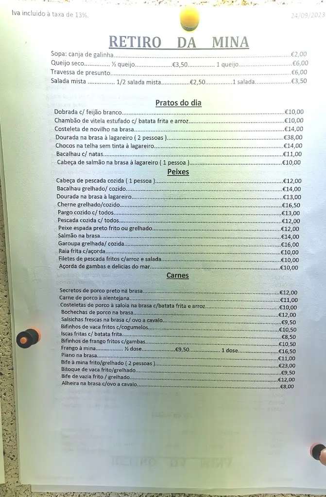 Menü_Retiro Da Mina_Queluz_Bild_3