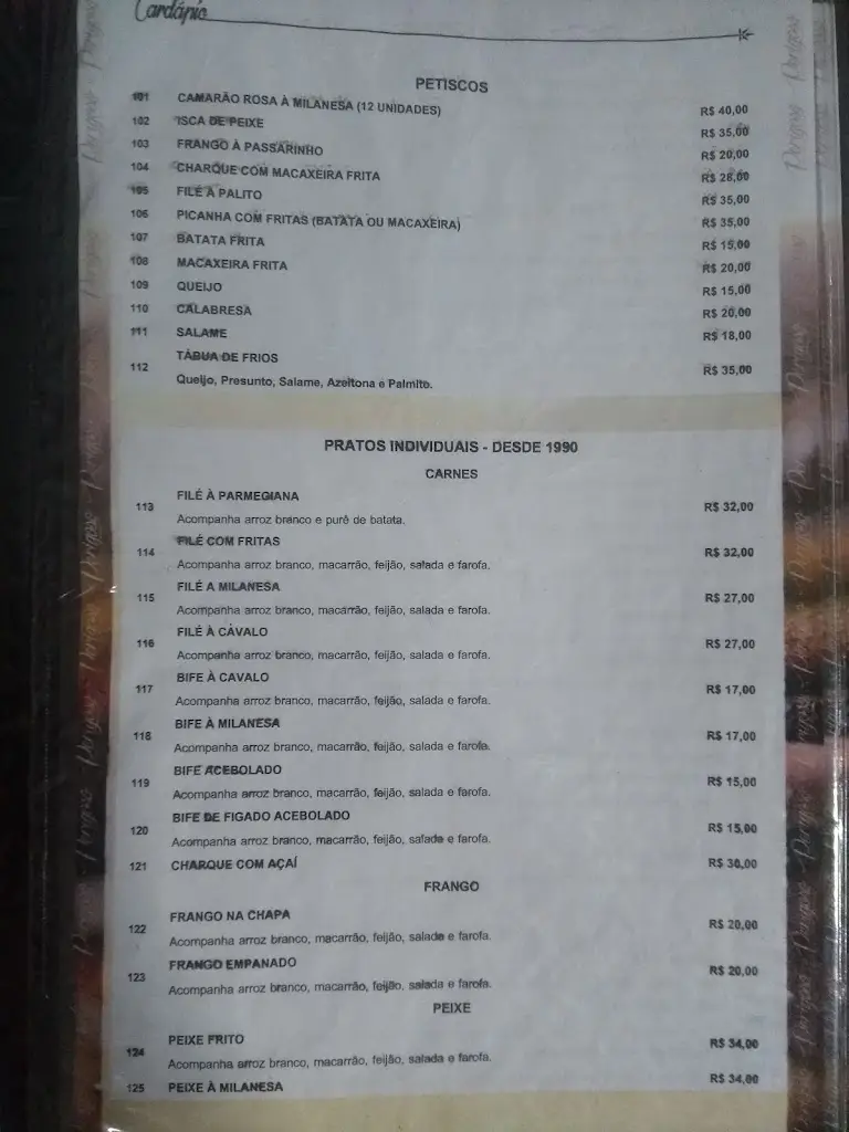 Menu_Restaurante Escondidinho_Penha de Águia_imagen_3