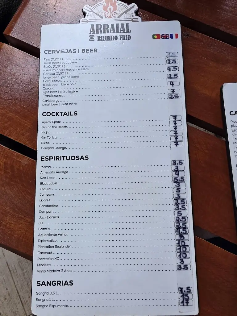 Menu_Arraial do Ribeiro Frio_Penha de Águia_immagine_4