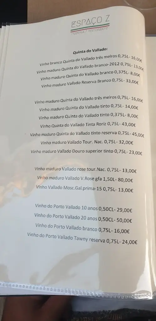 Menu_Pizzaria Espaço Z_Castelo de Paiva_immagine_2