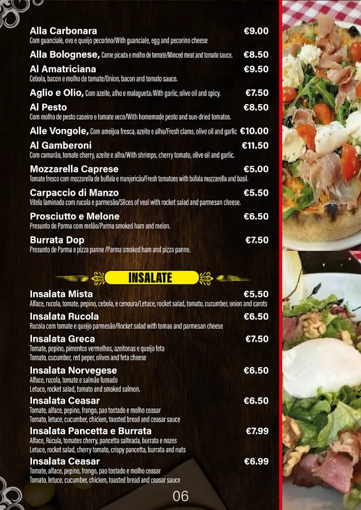 Menu_Al - Cabana pizza & Grill_Póvoa de Santa Iria_imagen_4