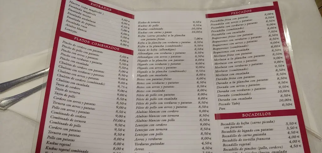 Menü_Restaurante Reboleira_Reboleiro_Bild_2