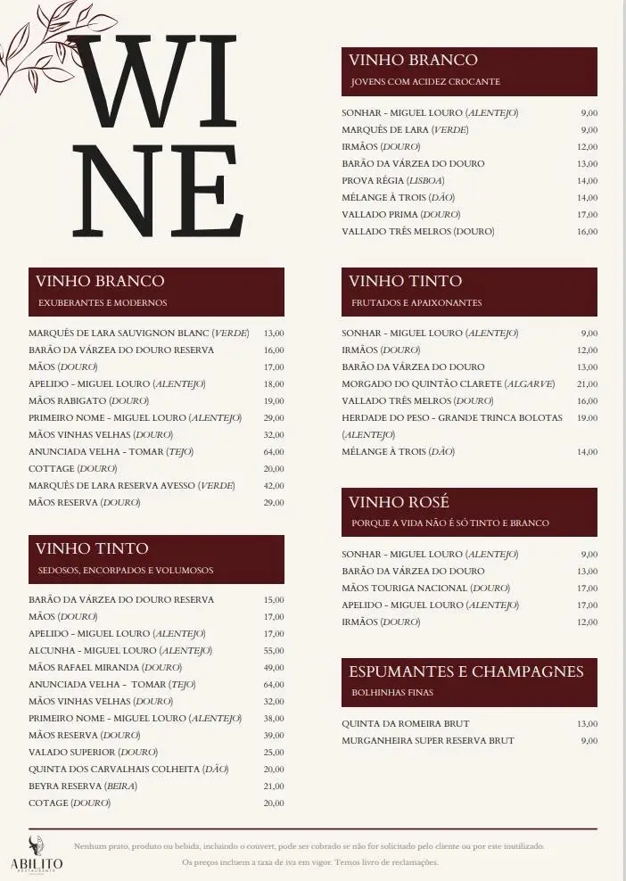 Menu_Abilito_Póvoa de Santo Adrião_immagine_2