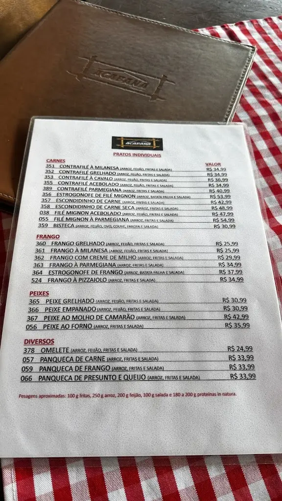 Menu_Churrasqueira Ideal_Castelo de Paiva_immagine_1