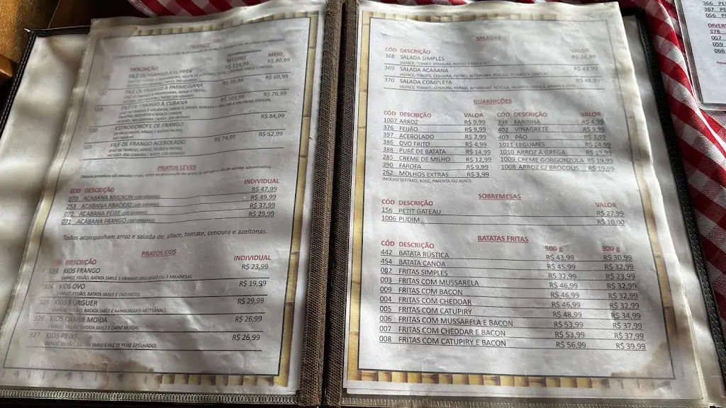 Menu_Churrasqueira Ideal_Castelo de Paiva_immagine_3