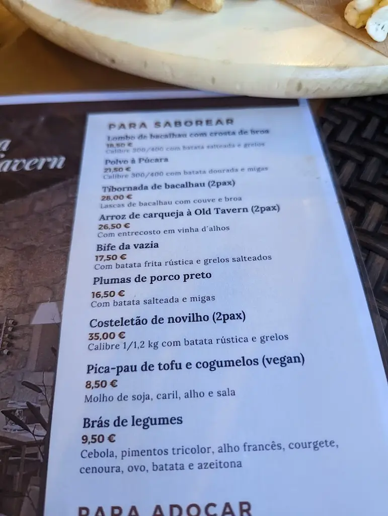 Menu_A Púcara_Ranhados_imagen_2