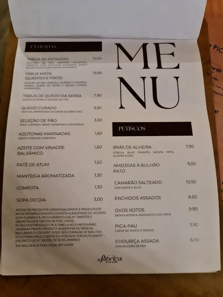 Menu_A Fábrica_Ranhados_immagine_4