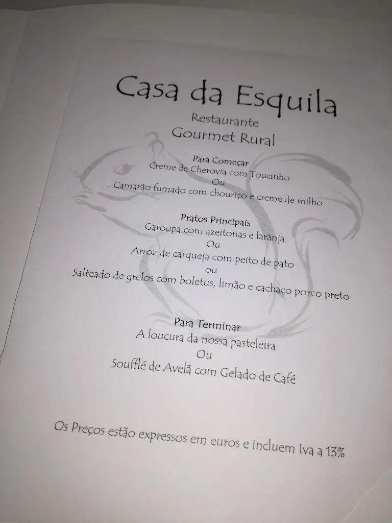 Menu_Casa da Esquila_Sabugal_immagine_2
