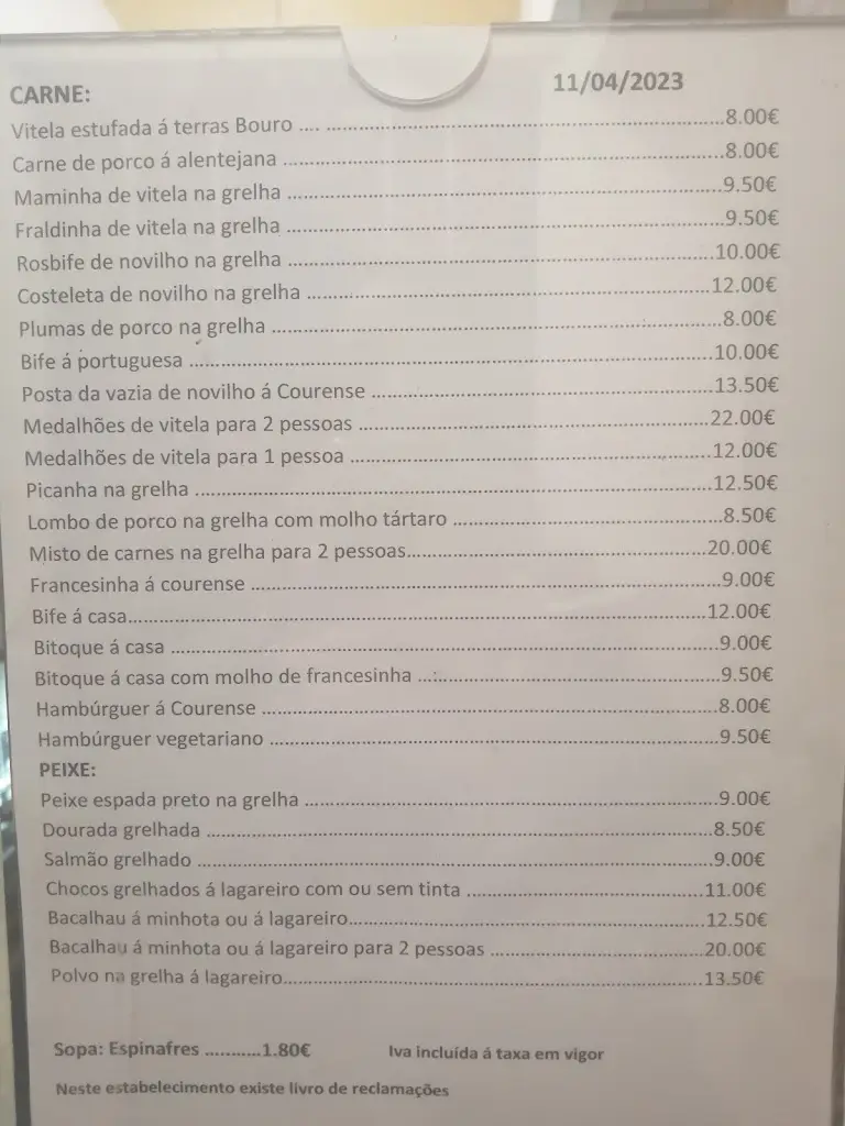 Menu_Adega Courense_Santa Iria de Azoia_imagen_1