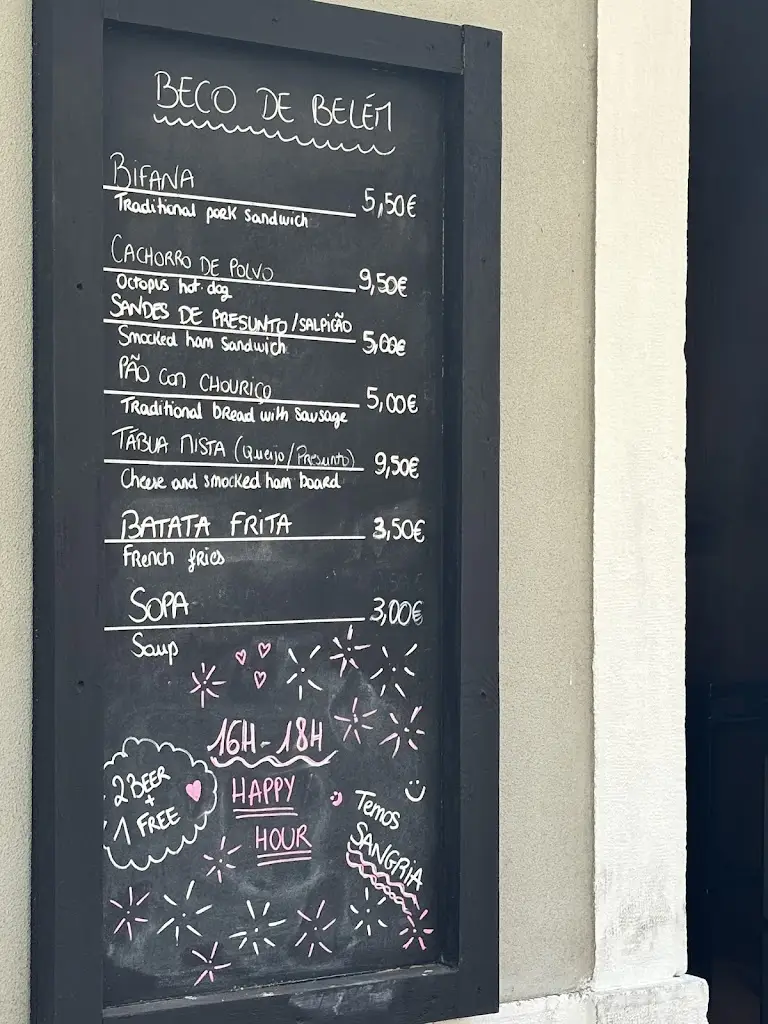 Menu_Beco de Belém_Santa Maria de Belém_image_3