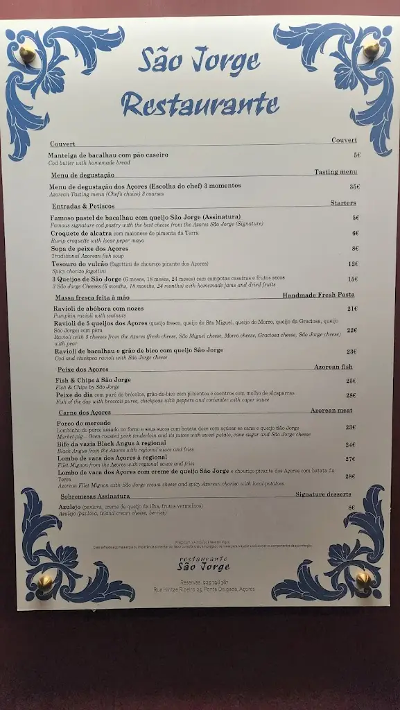 Menu_Restaurante São Jorge_Santa Maria do Castelo e São Miguel_immagine_4