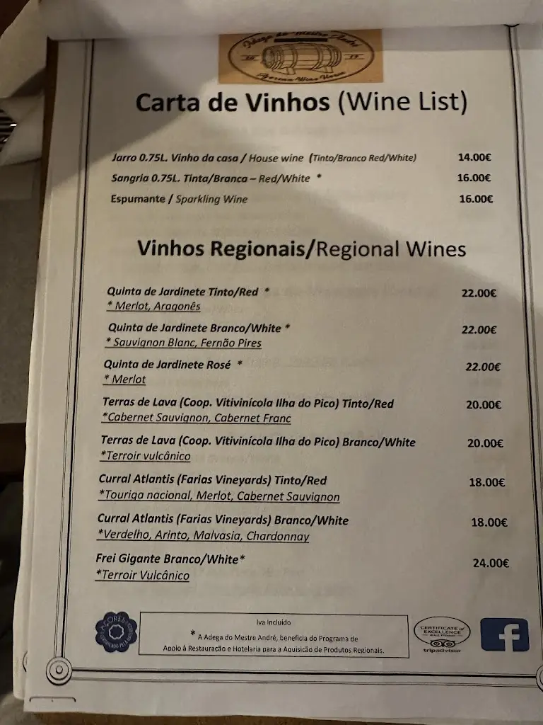 Menu_Adega do Mestre André_Santa Maria do Castelo e São Miguel_immagine_2
