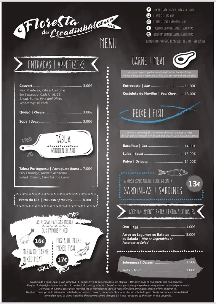 Menu_Floresta das Escadinhas_Santa Justa_immagine_3