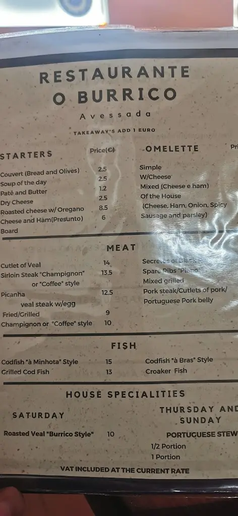 Menu_O Burrico_Santo Estêvão das Galés_image_1
