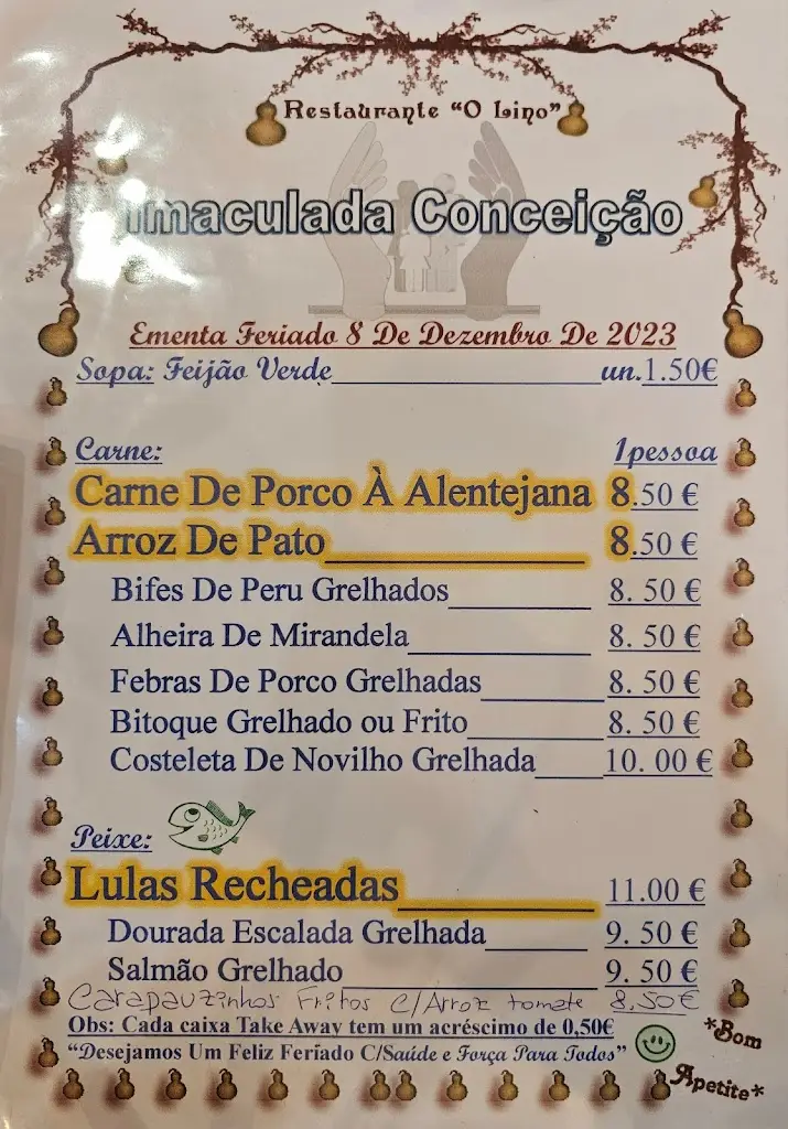Menu_Lino_Santo António dos Cavaleiros_immagine_1